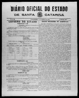 Diário Oficial do Estado de Santa Catarina. Ano 9. N° 2357 de 07/10/1942