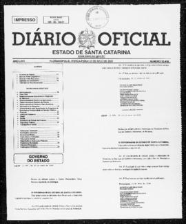 Diário Oficial do Estado de Santa Catarina. Ano 67. N° 16418 de 23/05/2000