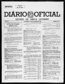Diário Oficial do Estado de Santa Catarina. Ano 53. N° 13133 de 28/01/1987