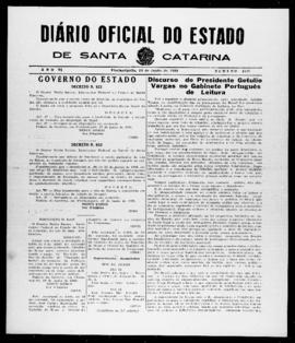 Diário Oficial do Estado de Santa Catarina. Ano 6. N° 1518 de 19/06/1939