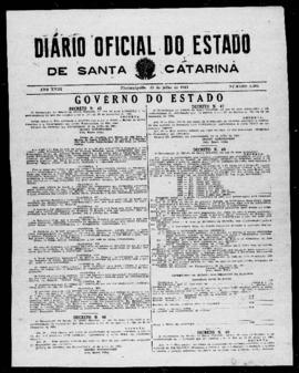 Diário Oficial do Estado de Santa Catarina. Ano 18. N° 4465 de 25/07/1951