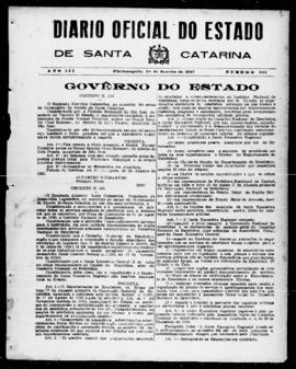 Diário Oficial do Estado de Santa Catarina. Ano 3. N° 843 de 28/01/1937