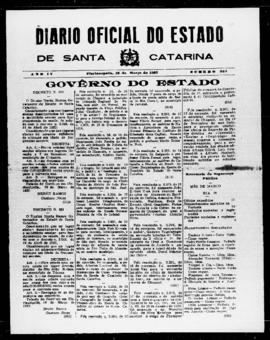 Diário Oficial do Estado de Santa Catarina. Ano 4. N° 882 de 19/03/1937