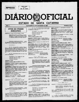 Diário Oficial do Estado de Santa Catarina. Ano 52. N° 12841 de 22/11/1985