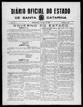 Diário Oficial do Estado de Santa Catarina. Ano 10. N° 2455 de 05/03/1943