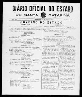 Diário Oficial do Estado de Santa Catarina. Ano 19. N° 4721 de 19/08/1952