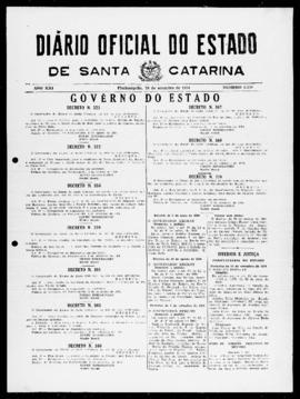 Diário Oficial do Estado de Santa Catarina. Ano 21. N° 5218 de 20/09/1954
