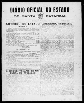 Diário Oficial do Estado de Santa Catarina. Ano 8. N° 2110 de 01/10/1941