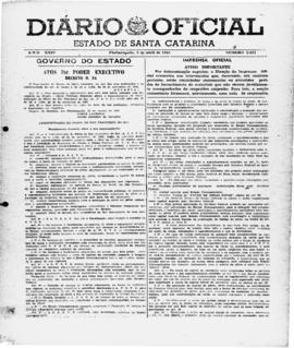 Diário Oficial do Estado de Santa Catarina. Ano 24. N° 5831 de 09/04/1957