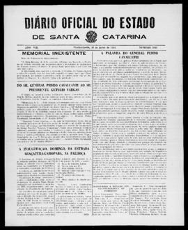 Diário Oficial do Estado de Santa Catarina. Ano 8. N° 2032 de 13/06/1941
