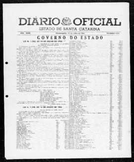 Diário Oficial do Estado de Santa Catarina. Ano 22. N° 5411 de 15/07/1955