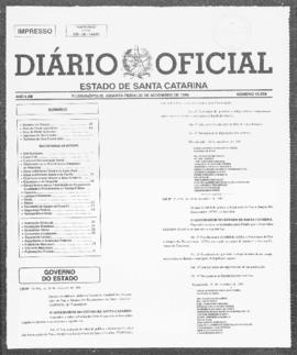 Diário Oficial do Estado de Santa Catarina. Ano 63. N° 15558 de 20/11/1996