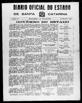 Diário Oficial do Estado de Santa Catarina. Ano 4. N° 885 de 23/03/1937