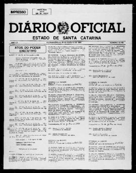 Diário Oficial do Estado de Santa Catarina. Ano 52. N° 12769 de 09/08/1985
