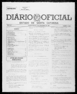 Diário Oficial do Estado de Santa Catarina. Ano 57. N° 14595 de 28/12/1992