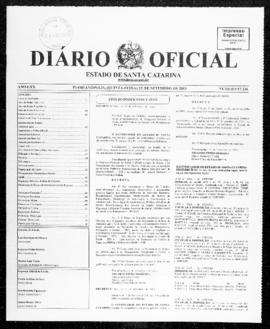 Diário Oficial do Estado de Santa Catarina. Ano 70. N° 17246 de 25/09/2003