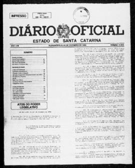 Diário Oficial do Estado de Santa Catarina. Ano 58. N° 14823 de 01/12/1993