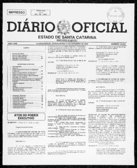 Diário Oficial do Estado de Santa Catarina. Ano 67. N° 16530 de 31/10/2000