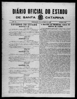 Diário Oficial do Estado de Santa Catarina. Ano 10. N° 2620 de 12/11/1943