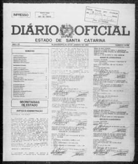 Diário Oficial do Estado de Santa Catarina. Ano 57. N° 14598 de 04/01/1993