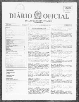 Diário Oficial do Estado de Santa Catarina. Ano 70. N° 17129 de 04/04/2003
