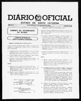 Diário Oficial do Estado de Santa Catarina. Ano 43. N° 10925 de 17/02/1978
