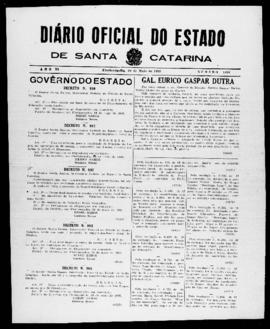 Diário Oficial do Estado de Santa Catarina. Ano 6. N° 1496 de 20/05/1939