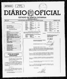 Diário Oficial do Estado de Santa Catarina. Ano 67. N° 16476 de 14/08/2000
