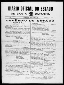 Diário Oficial do Estado de Santa Catarina. Ano 5. N° 1280 de 17/08/1938
