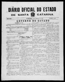 Diário Oficial do Estado de Santa Catarina. Ano 17. N° 4320 de 15/12/1950