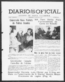 Diário Oficial do Estado de Santa Catarina. Ano 39. N° 9864 de 09/11/1973