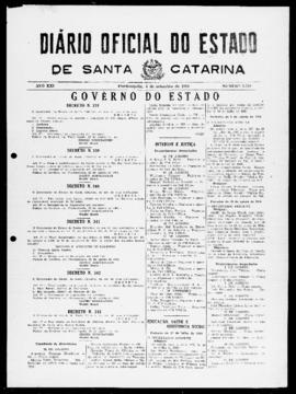 Diário Oficial do Estado de Santa Catarina. Ano 21. N° 5210 de 06/09/1954