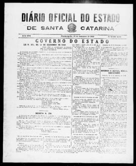 Diário Oficial do Estado de Santa Catarina. Ano 16. N° 4085 de 26/12/1949