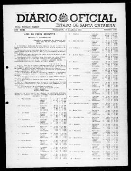 Diário Oficial do Estado de Santa Catarina. Ano 31. N° 7595 de 11/07/1964