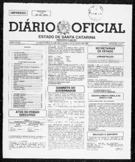 Diário Oficial do Estado de Santa Catarina. Ano 68. N° 16671 de 30/05/2001