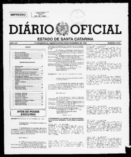 Diário Oficial do Estado de Santa Catarina. Ano 65. N° 16051 de 25/11/1998