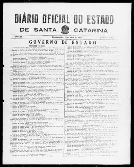 Diário Oficial do Estado de Santa Catarina. Ano 20. N° 4887 de 29/04/1953