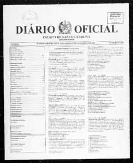 Diário Oficial do Estado de Santa Catarina. Ano 70. N° 17238 de 15/09/2003