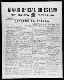 Diário Oficial do Estado de Santa Catarina. Ano 19. N° 4679 de 18/06/1952
