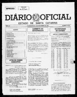 Diário Oficial do Estado de Santa Catarina. Ano 56. N° 14331 de 29/11/1991