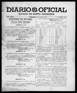 Diário Oficial do Estado de Santa Catarina. Ano 27. N° 6665 de 18/10/1960