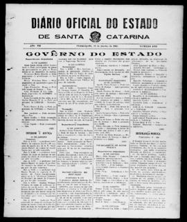 Diário Oficial do Estado de Santa Catarina. Ano 7. N° 1935 de 20/01/1941