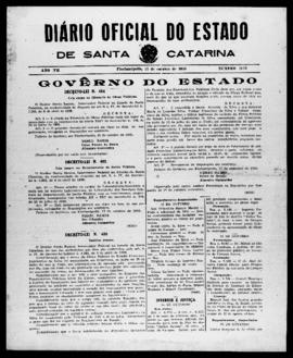 Diário Oficial do Estado de Santa Catarina. Ano 7. N° 1872 de 17/10/1940
