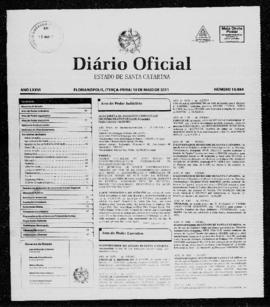 Diário Oficial do Estado de Santa Catarina. Ano 76. N° 19084 de 10/05/2011
