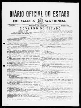Diário Oficial do Estado de Santa Catarina. Ano 21. N° 5088 de 05/03/1954