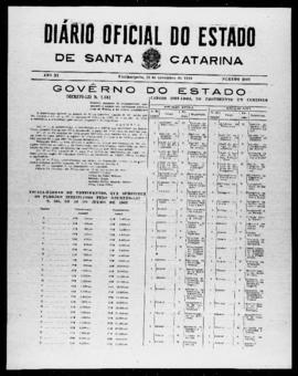 Diário Oficial do Estado de Santa Catarina. Ano 11. N° 2861 de 18/11/1944