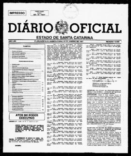 Diário Oficial do Estado de Santa Catarina. Ano 63. N° 15606 de 30/01/1997