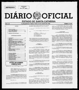 Diário Oficial do Estado de Santa Catarina. Ano 65. N° 15989 de 25/08/1998