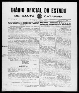 Diário Oficial do Estado de Santa Catarina. Ano 6. N° 1509 de 07/06/1939