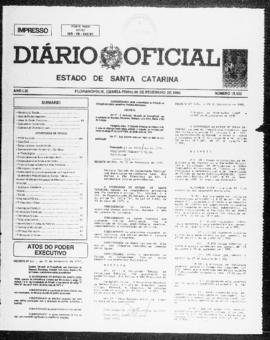 Diário Oficial do Estado de Santa Catarina. Ano 61. N° 15122 de 09/02/1995